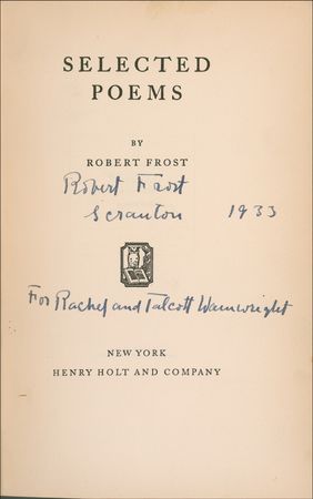 Lot #579 Robert Frost Book - Image 1