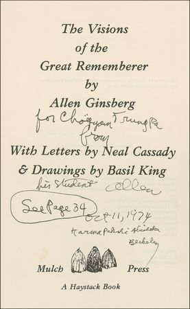 Lot #582 Allen Ginsberg - Image 1
