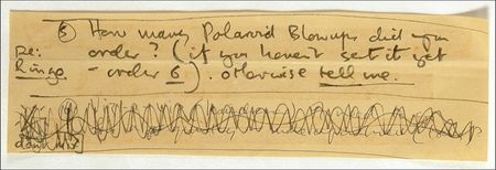 Lot #729 Beatles: John Lennon: Lennon leaves instructions for his assistant - Image 2