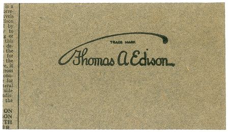 Lot #252 Thomas Edison: Edison signs nine light bulbs - Image 2