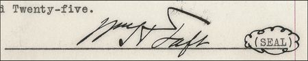 Lot #137 William H. Taft: Taft's signed last will and testament with accompanying handwritten letter of transmittal to his son Robert - Image 3