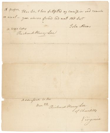Lot #218 Declaration of Independence: Richard Henry Lee - Image 3