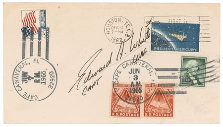 Lot #435 Apollo 1: A trio of postal covers from the doomed Apollo 1 crew - Image 2
