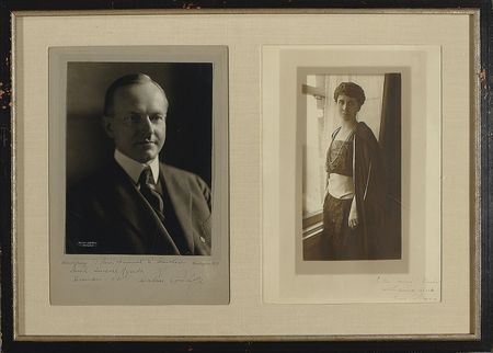 Lot #37 Calvin and Grace Coolidge - Image 1