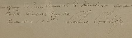 Lot #37 Calvin and Grace Coolidge - Image 4