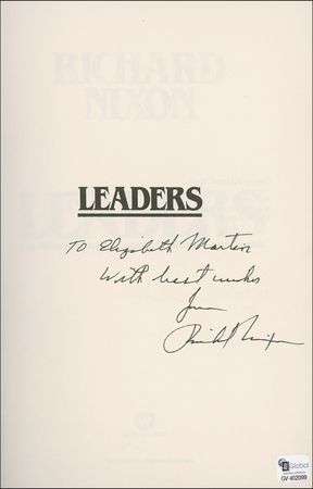 Lot #104 Richard Nixon Book - Image 1