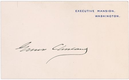 Lot #23 Grover and Frances Cleveland White House Cards - Image 2
