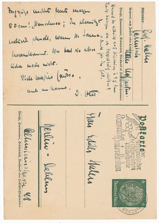 Lot #287 Otto Hahn Handwritten Letter Signed - Image 2