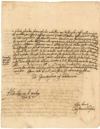 Lot #358 Christian Freiherr von Wolff - Image 3