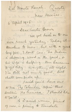 Lot #600 D. H. Lawrence - Image 1