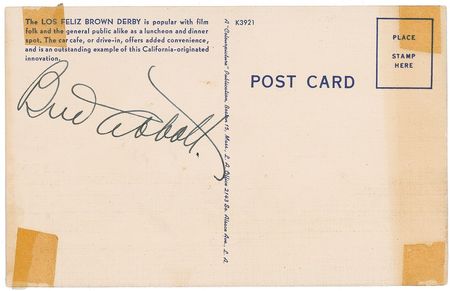 Lot #857 Bud Abbott Signed Photograph - Image 1