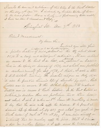 Lot #96 Lincoln: William Henry Herndon: Law partner recounts Lincoln’s life - Image 1