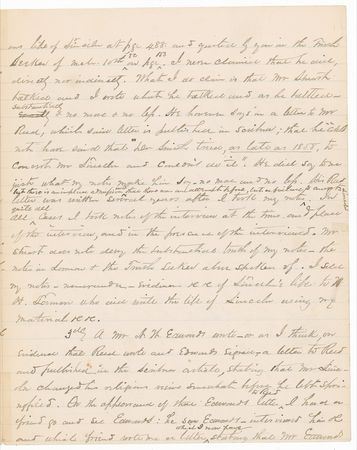 Lot #96 Lincoln: William Henry Herndon: Law partner recounts Lincoln’s life - Image 3