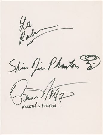 Lot #836 Stray Cats Lyrics and Photograph - Image 3