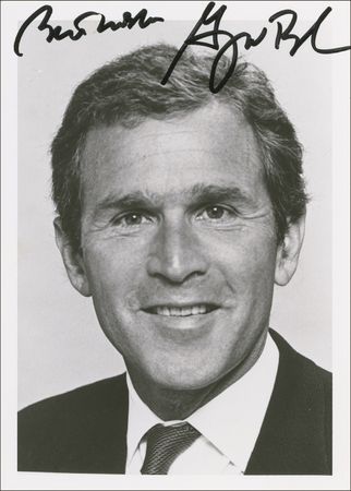 Lot #15 George W. Bush Signed Photograph