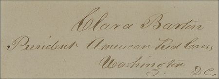 Lot #171 Clara Barton Signature - Image 2