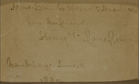Lot #605 Henry Wadsworth Longfellow: Twice-signed Longfellow portrait - Image 2