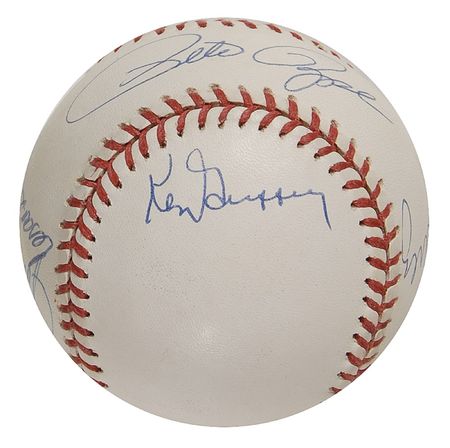 Lot #1129 Cincinnati Reds Baseball - Image 2