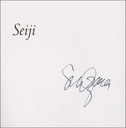 Lot #705 Seiji Ozawa Book - Image 1