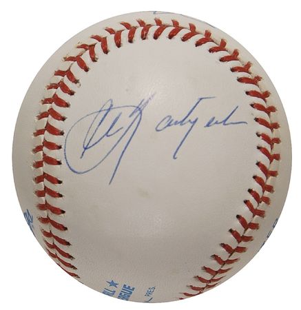 Lot #1107 Baseball: Triple Crown Winners Baseball - Image 2