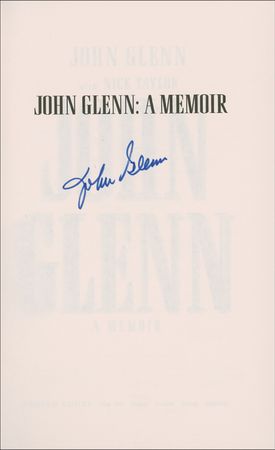 Lot #487 John Glenn Book - Image 1