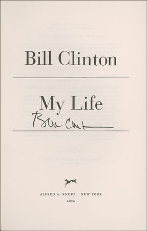 Lot #27 Bill Clinton Book