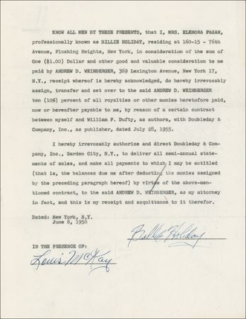Lot #778 Billie Holiday - Image 1