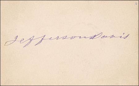 Lot #196 Jefferson Davis and Alexander Stephens: The Confederacy’s president and vice presdient - Image 1