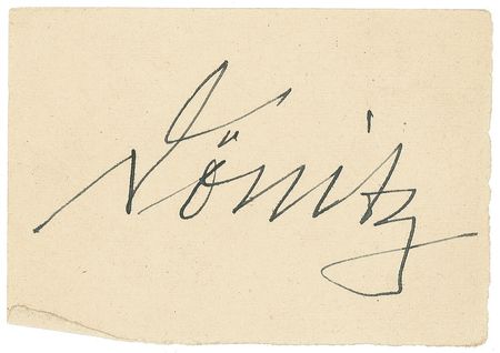 Lot #406 Nuremberg Trials: Over half of the notorious Nuremberg defendants, obtained while awaiting judgment - Image 1