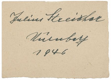Lot #406 Nuremberg Trials: Over half of the notorious Nuremberg defendants, obtained while awaiting judgment - Image 14