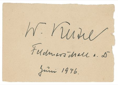 Lot #406 Nuremberg Trials: Over half of the notorious Nuremberg defendants, obtained while awaiting judgment - Image 8