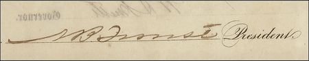 Lot #381 Nathan Bedford Forrest: The founder of the KKK signs a bond as postbellum railroad executive - Image 2