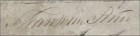 Lot #111 Franklin Pierce and Jefferson Davis: The president and the future Confederate president sign a military appointment - Image 2