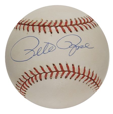 Lot #1227 Mickey Mantle and Pete Rose Photographs and Baseballs - Image 3
