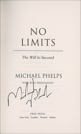 Lot #1283 Michael Phelps Book - Image 1