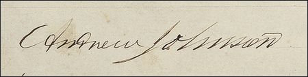 Lot #76 Andrew Johnson: Johnson appoints an IRS assessor - Image 2
