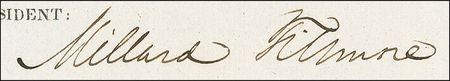 Lot #43 Millard Fillmore: Fillmore appoints a Minnesota lawman - Image 2