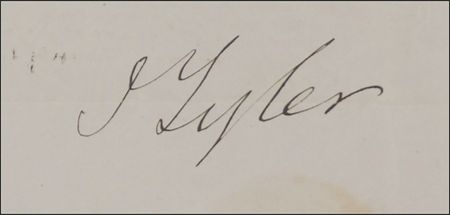 Lot #153 John Tyler: Tyler signs a four-language ship’s paper for the whaling ship Gold Hunter - Image 2