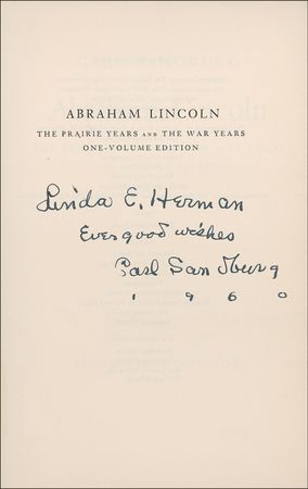 Lot #630 Carl Sandburg Book - Image 1