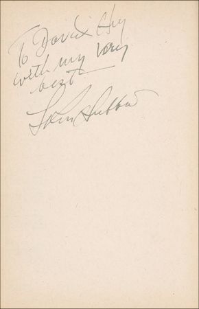 Lot #591 L. Ron Hubbard - Image 1
