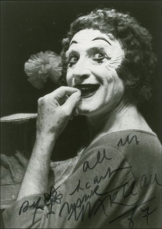 Lot #978 Marcel Marceau Signed Photographs - Image 1