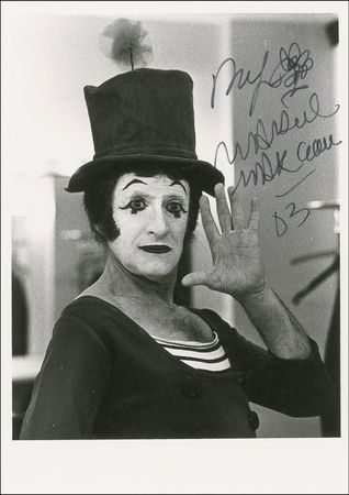 Lot #978 Marcel Marceau Signed Photographs - Image 2