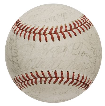 Lot #1096 Baseball Greats Baseball - Image 5