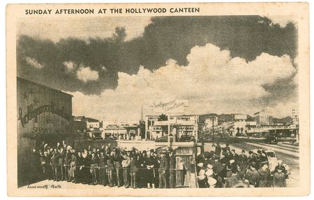 Lot #953 Buster Keaton and the Hollywood Canteen Signed Photograph - Image 2