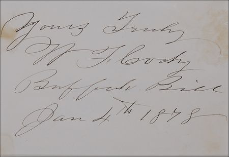 Lot #190 William F. “Buffalo Bill” Cody: Magnificent and large ‘Buffalo Bill’ signature - Image 2