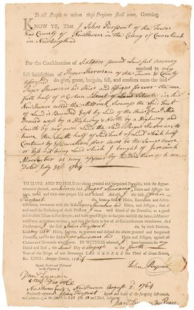 Lot #236 Declaration of Independence: Sherman, Roger Signed Document - Image 1