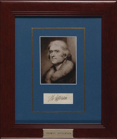 Lot #73 Thomas Jefferson Signature - Image 1