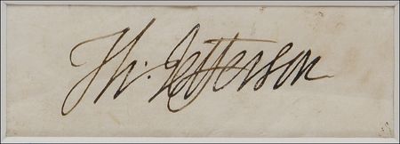 Lot #73 Thomas Jefferson Signature - Image 2