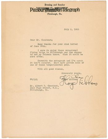 Lot #280 Floyd Gibbons Group Lot - Image 1