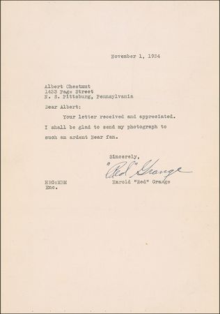 Lot #1176 Red Grange Group Lot - Image 1
